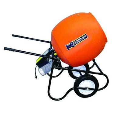 Kushlan Products 600GAS Unassembled Wheel Barrow Cement Mixer