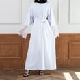 thumbnail image 6 of WJHWSX Womens Dresses,Dresses for Women,Womens Fall Dresses,Long Sleeve,Crew Neck,Breathable,Solid,2XL(US:12), 6 of 6