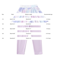 thumbnail image 5 of CPNG Girls Skirted Leggings Stretchy Athletic Workout Dance Tennis Yoga Leggings with Ruffle Skirt Daily Tights for Girls, 5 of 7