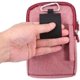 thumbnail image 5 of RV Pink-Cinturón Funda Universal con Clip, 6.3 Pulgadas Denim Casual Bolsa de Senderismo para Hombres Estuche de Transporte Funda Bolsa con Clip para cinturón Bolsa con múltiples Hebillas Monedero, 5 of 5