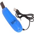 thumbnail image 3 of Desktop Vacuum Cleaner, Handheld Mini Nail Dust Collector Able Dust Sweeper Negative Pressure Large Suction Nail Dust Vacuum Machine for Home,School,Office,Keyboard,Home,Kitchen (Blue), 3 of 6