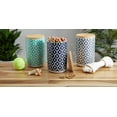 thumbnail image 7 of Bone Dry Lattice Pet Treat Jar Canister, Dishwasher Safe,4x6.5", Aqua, 7 of 7