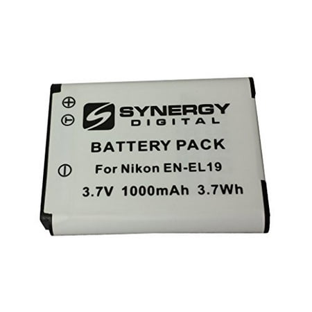 Hi Cap Lithium Ion Battery Nikon Coolpix S3600 Digital Camera Battery Lithium Ion (1000 mAh 3.7v) - Replacement For Nikon EN-El19 Battery ()