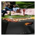 thumbnail image 2 of Portable barbecue grill, foldable charcoal grill, camping garden, outdoor travel black, 2 of 6
