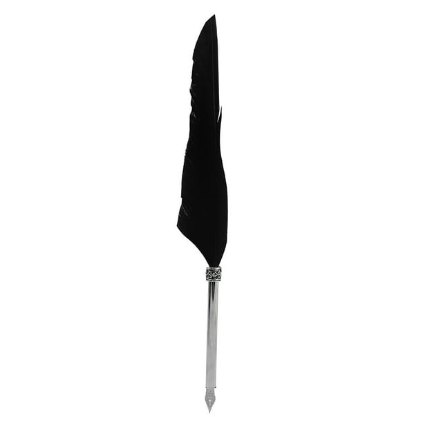 Conjunto De Plumas Y Organizador De Cuero De Lujo Con Acentos Metálicos