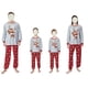 thumbnail image 1 of Pijama De Navidad Familiar, Blusa Impresa En Ciervos Y Copos De Nieve + Pantalones Largos ; Papá XXL, 1 of 4