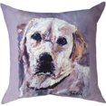 thumbnail image 1 of Manual Woodworkers SLPLMR 18 x 18 Po Coussin d'Extérieur Love Lab Marley pour Animaux de Compagnie, 1 of 1