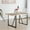 Wood, variant on Modern Rustic 55" Dining Table, Wood Tabletop And Metal Frame, Industrial Style, Seats 4-6, Stain- Top X 30.94" 29.05", Tabletop, Black Legs, For Home Use