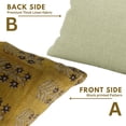 thumbnail image 4 of 100% Thick Linen Decorative Throw Pillow Cover 20"x20", Rust Soft, Durable Accent Cushion for Sofa or Living Room, 4 of 4