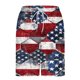 thumbnail image 4 of Pantalones Cortos para Hombre Cintura Elástica con Bolsillos, Forro de Impresión de Moda Casual para la Playa, Al Aire Libre Y el Uso Diario, 4 of 6