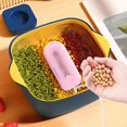 thumbnail image 5 of Purificador de alimentos de carne de arroz para el hogar con USB para lavadora de frutas y verduras (rosa), 5 of 5