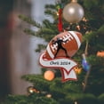 thumbnail image 2 of MAXORA Ornement de Noël Sportif Joueur de Football Cadeau Personnalisé, 2 of 6