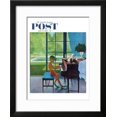thumbnail image 2 of "Poolside Piano Practice," Saturday Evening Post Cover, June 11, 1960, Framed Art Print Wall Art by George Hughes, 2 of 6