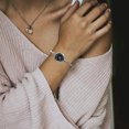 thumbnail image 3 of Relojes de pulsera de lujo para mujer, de cuarzo, color negro, 3 of 6