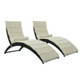 thumbnail image 6 of Chaise Lounge Set of 2, Outdoor Lounge Chairs, Chaise Lounge Chairs, Patio Reclining Chair Furniture for Poolside, Deck, Backyard, JA2931, 6 of 10