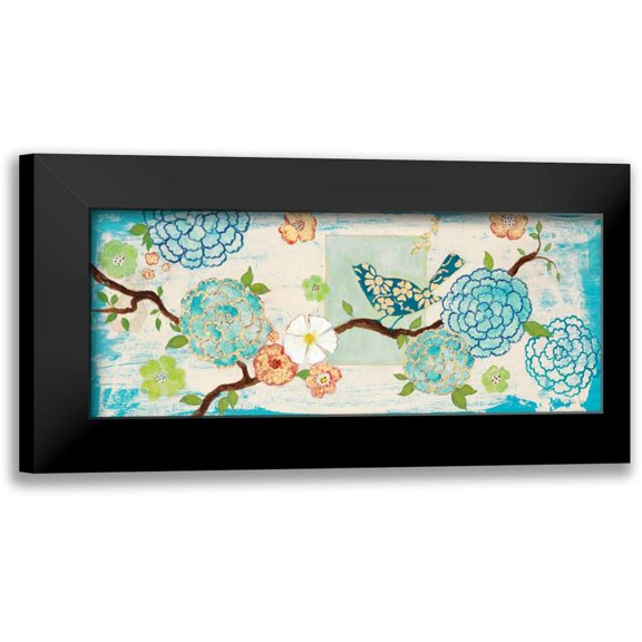 Studio M 14x8 Black Modern Framed Museum Art Print Titled - Heavenly Creatures