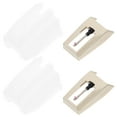 thumbnail image 1 of Aguja de aleación de aluminio de 2 piezas de discusión de 2 piezas con aguja de plataforma de vinilo para vinilo para el registro de vinilo, 1 of 5