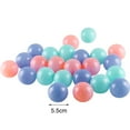 thumbnail image 6 of Jiaroswwei 100Pcs Children's Toy Balls Odor-free Elastic Safe Thickened Large Size Color Cognition Multicolor Macaron Color Pit Balls Swimming Pool Toy, 6 of 8