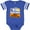 Football Blue and White, variant on Inktastic Big Brother Under Construction Boys Baby Bodysuit