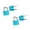F, variant on Mini Suitcase Locks, 2 Pcs Small Plastic-Covered Padlock, Locker Lock with Keys, Metal Padlock Perfect for Securing Backpacks, Boxes and More, 0.91x1.18 inch