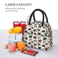 thumbnail image 5 of Rateoe Various Turtle Pattern Lunch Bag Women, Lunch Box, Lunch Bag, Small Leakproof Lunch Tote Large Capacity Reusable Insulated Cooler Lunch Container, 5 of 6