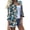 Green, variant on Blouses for Women Dressy Casual Lapel Digital Plaid Printed Pocket Long Sleeves Button Cardigan Tops Summer Fashion Womens Shirts Grey XXXL