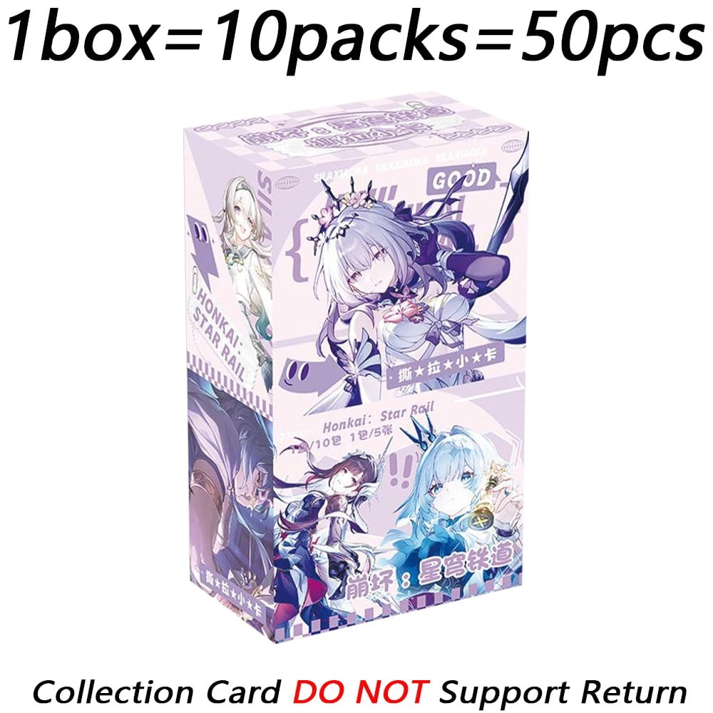 Honkai Star Rail ACG Tear-off Cards Adventure Strategy Game Creative and Fun Character Collection Cards Peripheral Toys Gifts