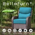 thumbnail image 2 of Bellefurn Outdoor Seat Cushions 22 X 24 X 6 inch for Patio Furniture,Outdoor Chair Cushions Outdoor Deep Seat Cushion with Water Resistant & Removable Cover Patio Cushions for Wicker Chair,Sofa,Couch, 2 of 11