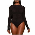 thumbnail image 2 of Summer Saving Clearance AXXD Booty Shorts,Solid Color Leopard Print Long Sleeve Shirt Jumpsuit Black Shorts for Women High Waisted Black 16, 2 of 5
