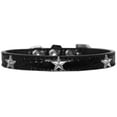 thumbnail image 3 of Dog, Puppy  Pet Designer Croc Widget Collar, "Silver Stars", 3 of 11