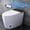 White - Black Top, variant on NEORIVER Smart Toilet with Bidet Built-in, UV-C Light & Foot Sensor, Tankless One-Piece Modern Bidet Toilet with Auto Open/Close Lid, Heated Seat, Warm Air Dryer, Elongated