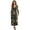 Camouflage Hunting, variant on Sunflower Printed Dresses for Women Long Sleeve A Line Dress V Neck Midi Dresses Wedding Guest Holiday Beach Long Dress, M