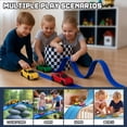 thumbnail image 4 of Pista flexible HGEVFL de 15.75 pies para niños con 4 carros de carreras y accesorios, 4 of 4