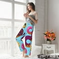thumbnail image 6 of Picia Donuts Womens Soft Woven Cotton Elastic Waistband Sleep Pajama Pant Lounge Sleep Pant With Pockets And Drawstring-XX-Large, 6 of 9