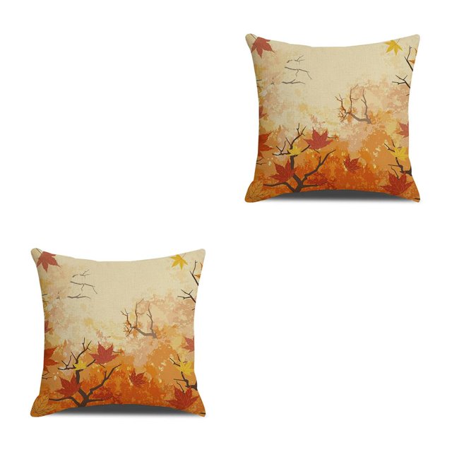 sweethay Funda de almohada Suministro de sofá Cremallera oculta decorativa Suministros de Acción de Gracias Funda de almohada Cojines Funda de Type3 NO3