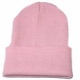 thumbnail image 2 of Sehao Men Women Slouchy Knitting Beanie Hop Cap Warm Winter Ski Hat Pink, 2 of 2