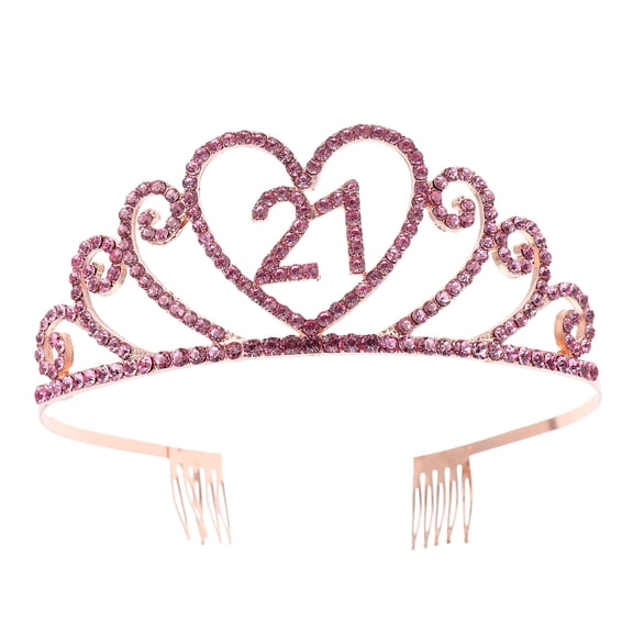 LABSERRON Girls Tiara 1Pcs Fashion and Classic Design Crown Headband for Birthday