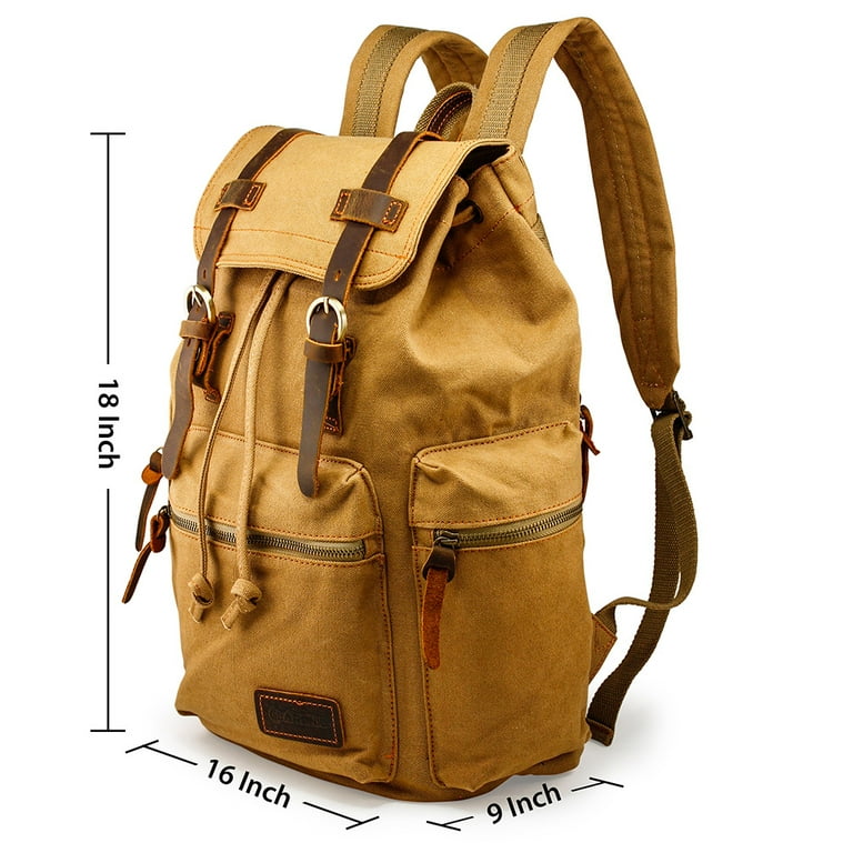 Gearonic men's outdoor sport vintage canvas military pack sale