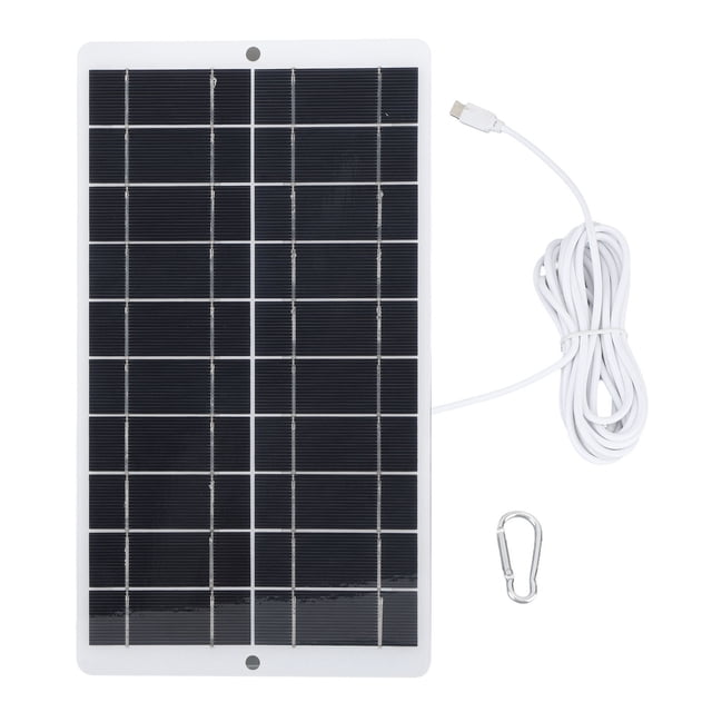 Panel solar portátil YUNYI BRAND de 8W y 5V cargador solar Tipo C