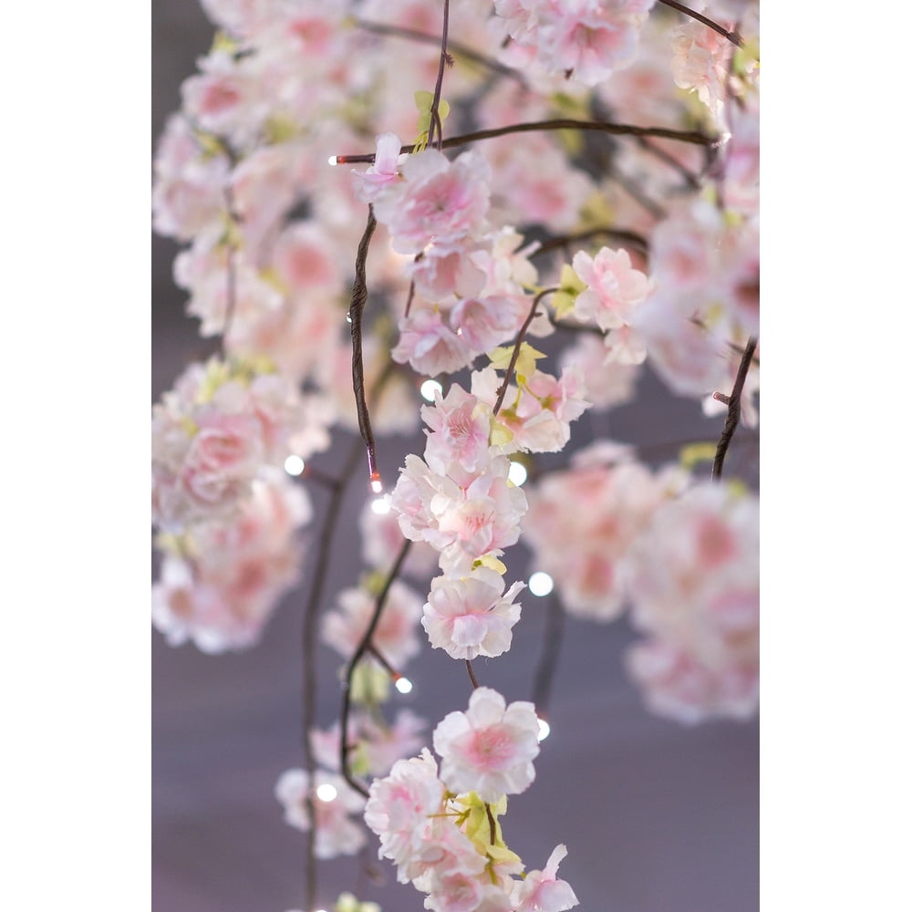 Medium Pink Cherry Blossom Tree With 84 Warm White Led