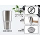 thumbnail image 2 of Vaso Termo LIDERT Acero Inoxidable CE-T301 30oz Térmico Frío Caliente plateado, 2 of 10