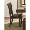 thumbnail image 6 of Accent Side Chair, set of 2, Modern Dining Chairs, Wood Chairs for Living Room, Dining Room, 2pc Upholstered Seat Back Casual Dining Room Furniture, Rustic Brown, 6 of 7