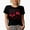 Black, variant on Hug Me, Expressing Love by Hugging Themed, Groovy Retro Wavy Text Merch Gift, Black T-Shirt, Large