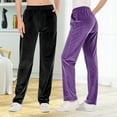 thumbnail image 5 of Women's Sweatpants Causal Workout Cotton Jogger Lounge Trousers with Pocket For Daily Wear Work Sport Shopping Travel, 5 of 8