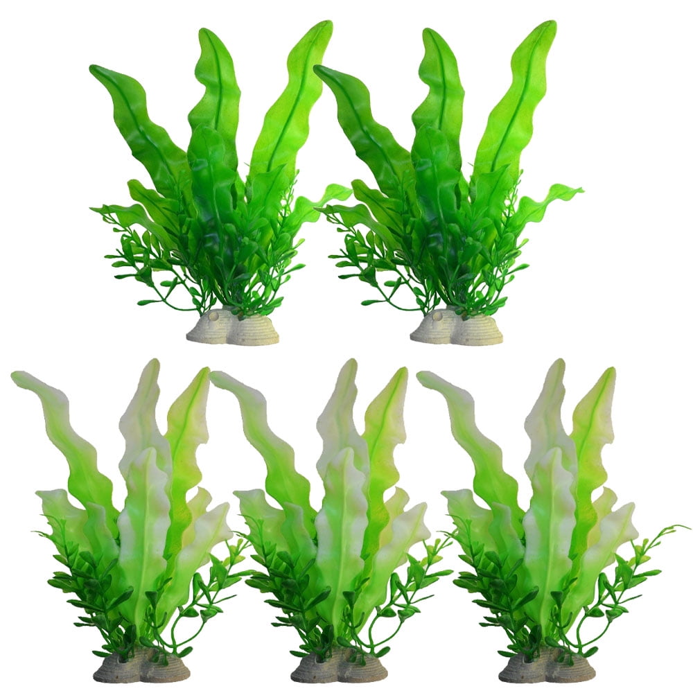 Aquarium plants, 5 piece artificial aquarium plants, used for aquarium