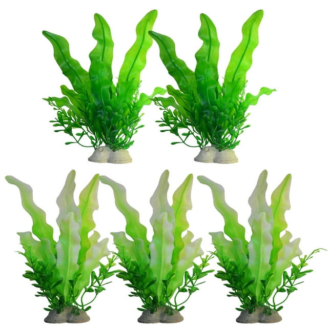 Aquarium plants, 5 piece artificial aquarium plants, used for aquarium