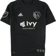 thumbnail image 3 of Adidas Boys Kansas City Sporting Jersey, Black, Big Kids (8-20), S, 3 of 3