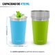 thumbnail image 5 of Vasos de Acero Inoxidable 470 ml (6 Piezas). Redlemon  Ecológico y Resistente. Ideal para Fiestas y Reuniones, 5 of 8