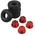 thumbnail image 2 of RC Hub y Pisada Kit de herramientas RC resistente a la banda de rodadura Práctica decorativa RC RC Wheels establecidos para RC Model COUC APOINADO PIEZAS SUPERTADAS RED 1 SET Vogacara FN001761-01, 2 of 7