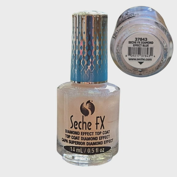 Seche FX Diamond Effect Top Coat Blue 0.5 oz #37843